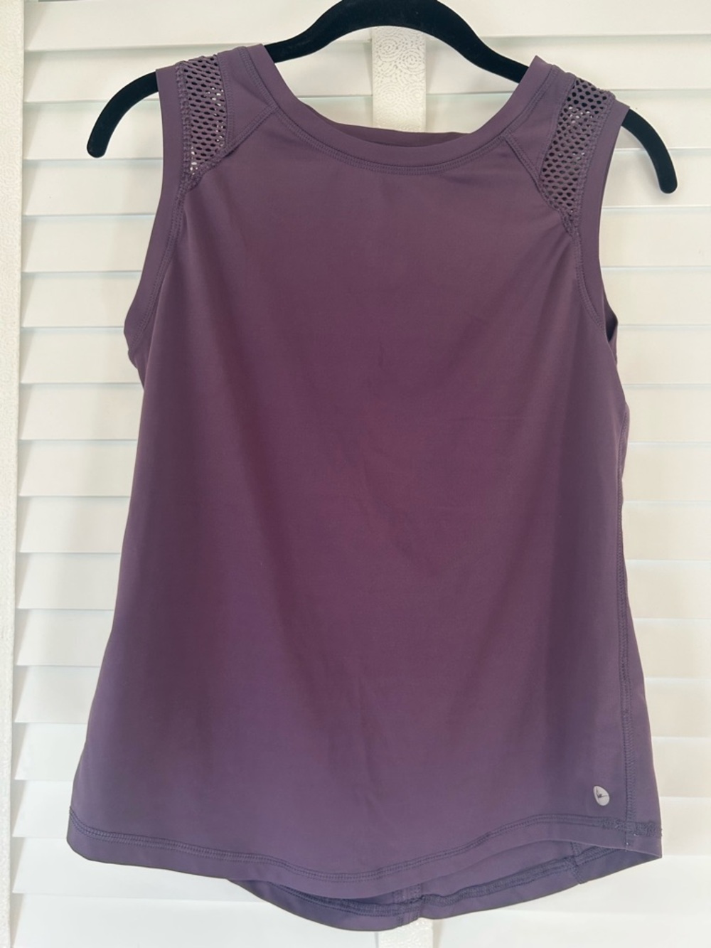90 Degree By Reflex Exercise Tank Top Purple Sleeveless XS
